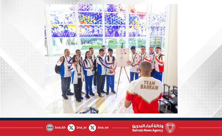 تواصل وصول الوفود المشاركة في دورة الألعاب الآسيوية الثالثة للشباب إلى مملكة البحرين